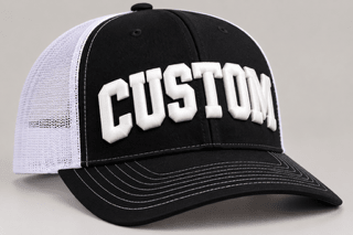 Custom 3D Puff Richardson Trucker Hat- College Lettering - SC Custom Embroidery LLC