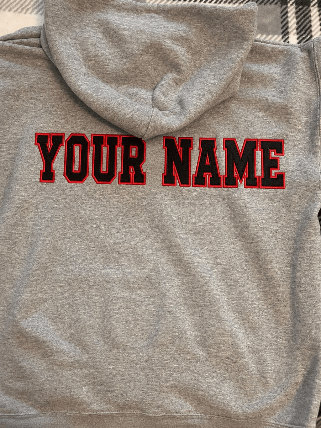 Glitter circle T appliqué - SC Custom Embroidery LLC