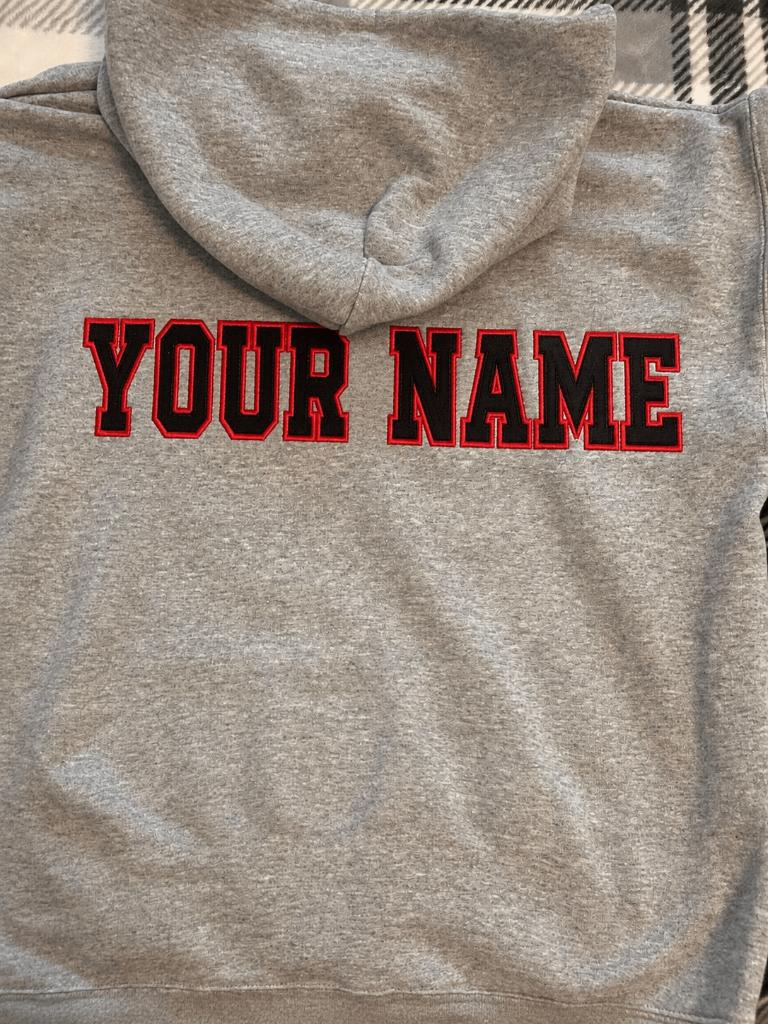 Glitter circle T appliqué - SC Custom Embroidery LLC